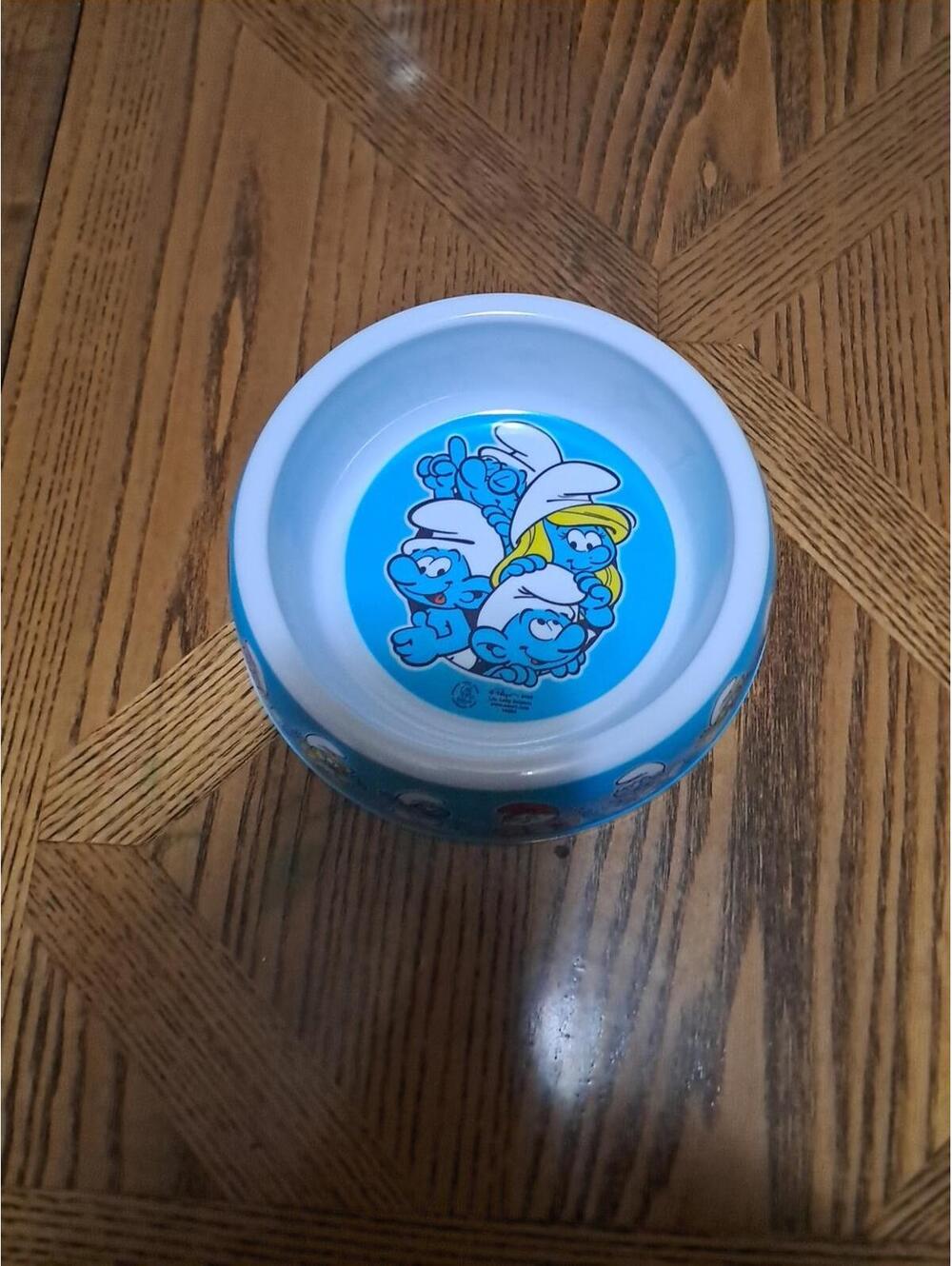 Offical Smurfs Pet‎ Bowl Cat Dog Water Or Food. Brand New Never Used with Tags